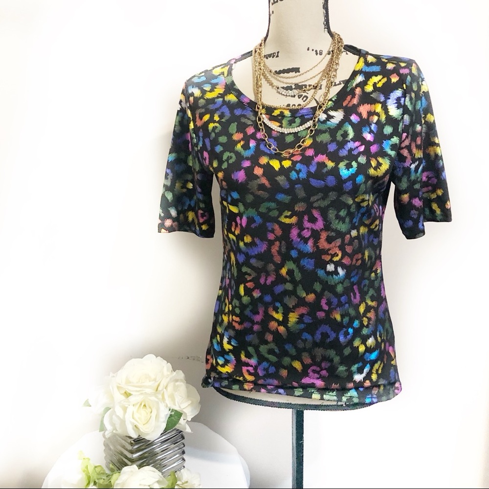 LulaRoe GiGi metallic top